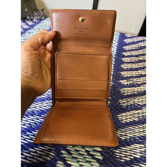 Louis Vuitton Brown Monogram Portefeiulle Elise Trifold Wallet - Limited! - Picture 6 of 7